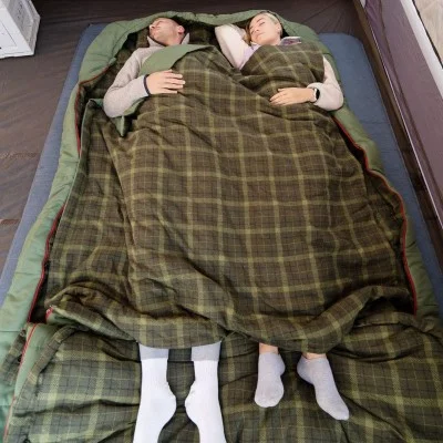 Naturehike Akino Double Sleeping Bag - Green (220*160)